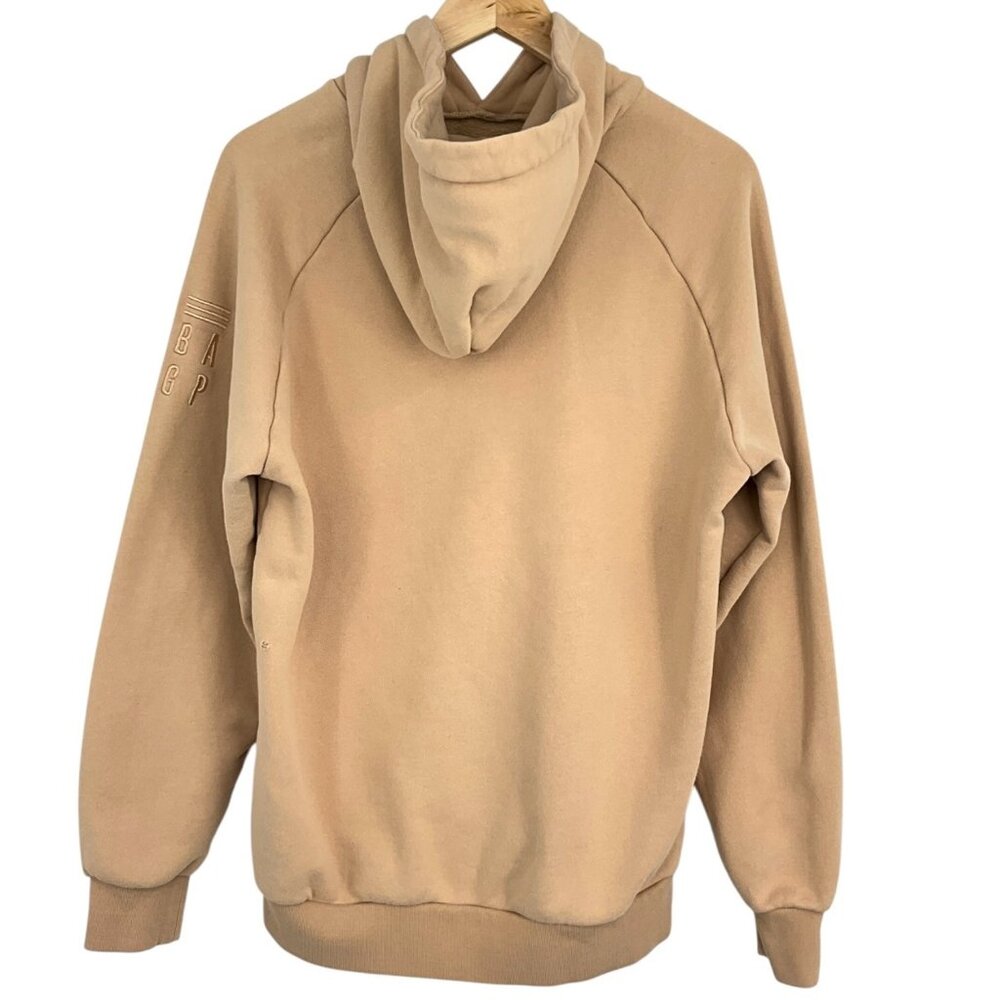 Be A Good Person BAGP Hoodie Sweatshirt Beige *FLAW* Size Medium M Unisex - Picture 5 of 8